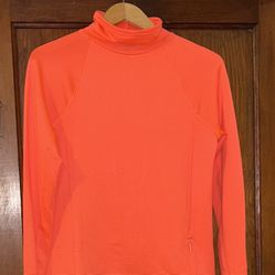Spyder Active: Orange Turtleneck, Size: Small 
