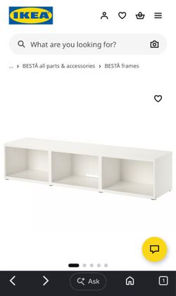 IKEA white tv stand