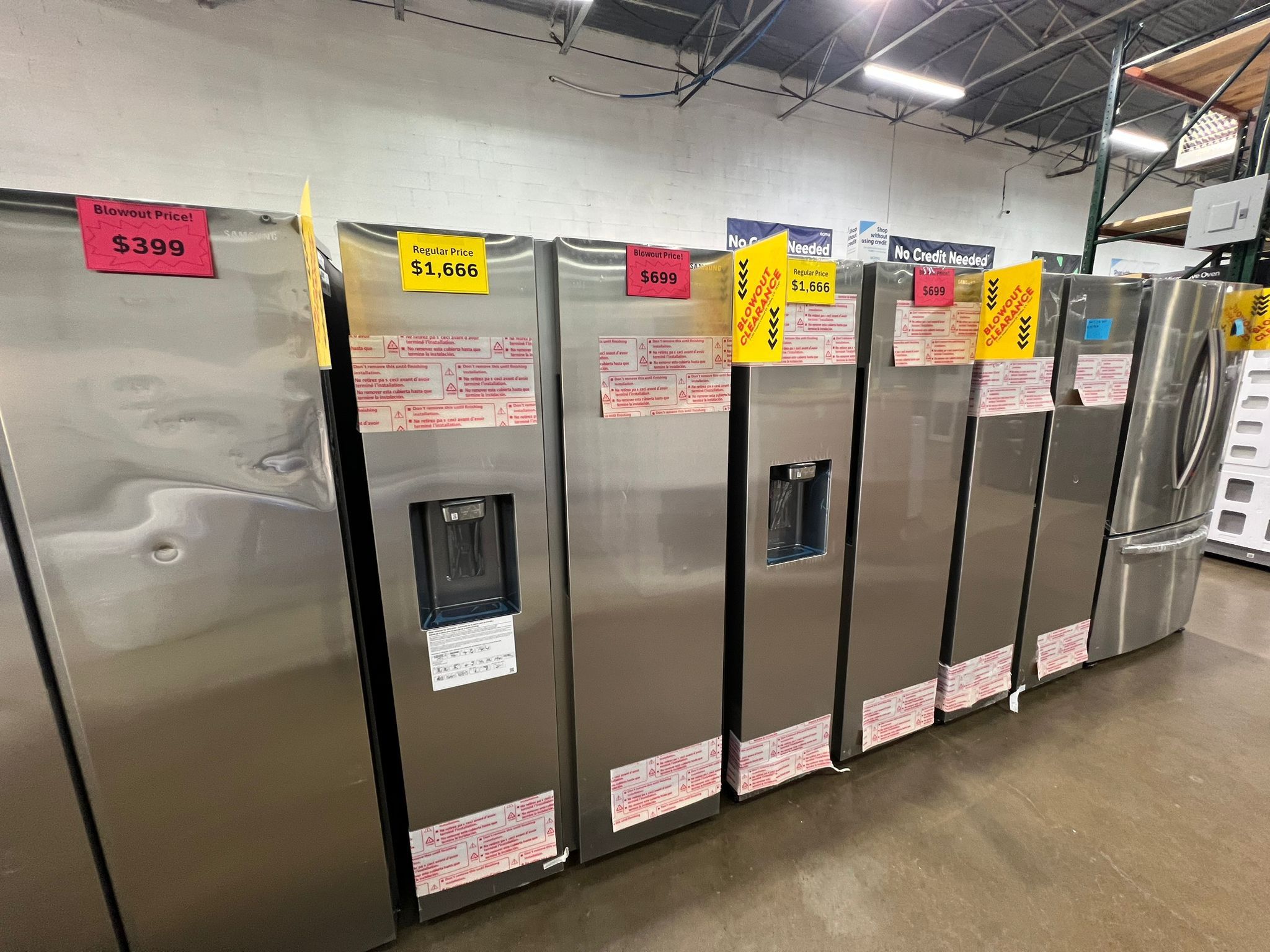 🔴Side By Side Samsung Smart Refrigerators With Water And Ice-$699! 1 Year Warranty!