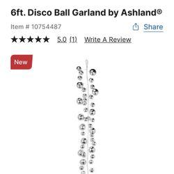 2 Disco ball garlands