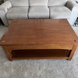 Vintage Schnadig Mission-Style Wood Coffee Table