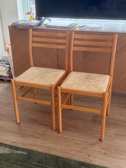 Wood chair set