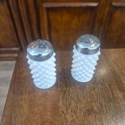Fenton Hobnail Salt And Pepper 
