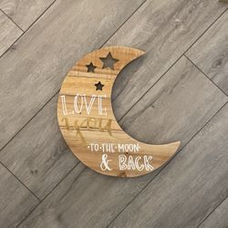 Love You To The moon And Back Nursery Decor
