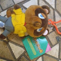 Brand New Animal Crossing Clip On Plush