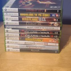 Xbox 360 Games Lot