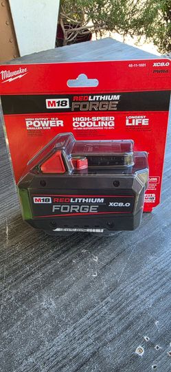 MILWAUKEE M18V BATTERY REDLITHIUM FORGE XC8.0 BRAND NEW
