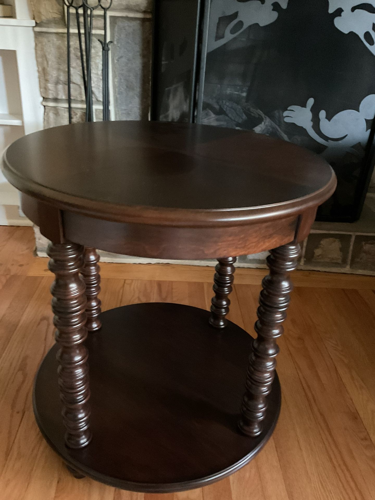One Solid Wood End Table