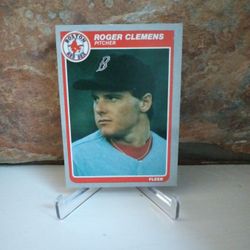 Roger Clemens Rookie Baseball Card 