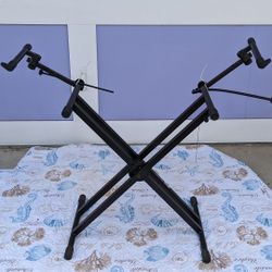 On-Stage Double Keyboard Stand