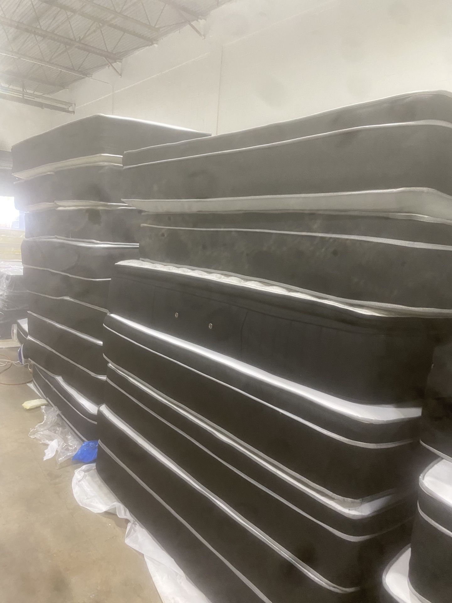 Queen Pillowtop Mattress And Box Spring New In Plastic Free Delivery In Atlanta