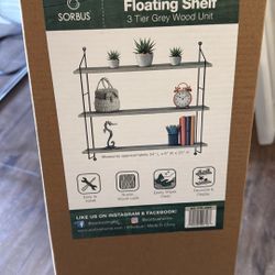Brand New Floating Shelves Still In Box Not Opened