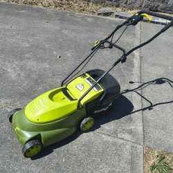 Sun Joe Electric Lawn Mower With Bag