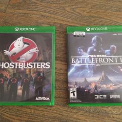 2 Xbox One Games (Lot) - Star Wars Battlefront 2, Ghostbusters