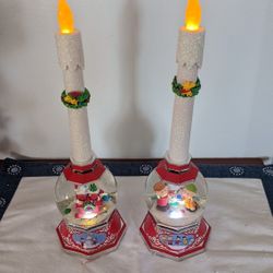 Peanuts Glitter Globe Flameless Candle Set