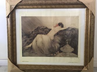 Louis Icart Print Framed 