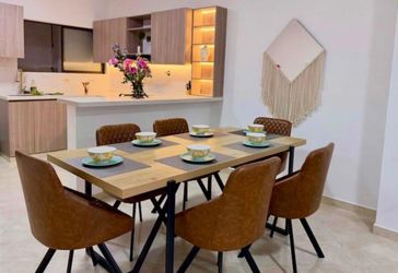 6-Piece Dining Table Set with Chairs