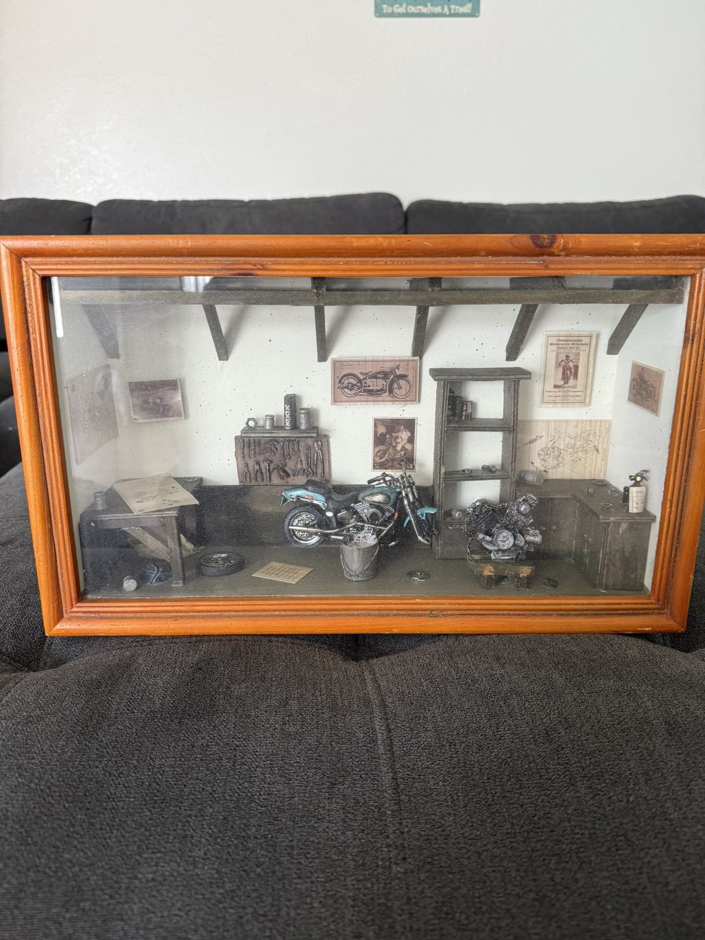 Harley Davidson Shadow Box.