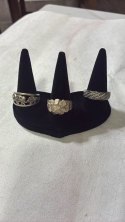 Men Silver Rings - $35 Each