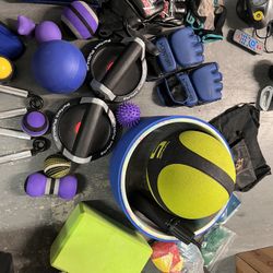 Gym Equipment Lot 