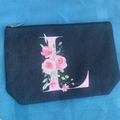 Makeup Travel Bag With The Letter L