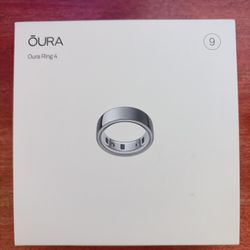 Oura Ring 4 Size 9, 4th Gen, Silver Brand New