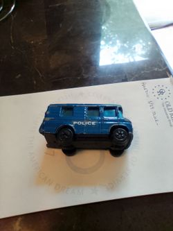 Vintage Diecast Playart police van