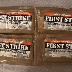 MRE (4)Apple Cinnamon First Strike Bars