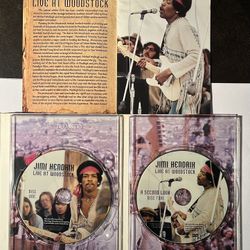 Jimi Hendrix Live At Woodstock 2 Disc DVD Set