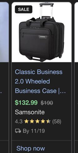 Samsonite Wheeled Business Case