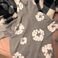 Denim Tear Gray Hoodie 