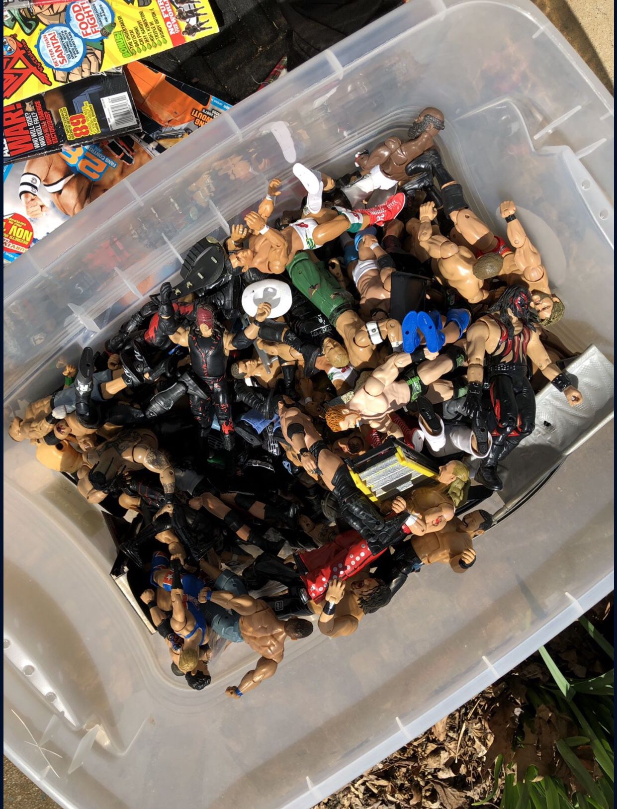 WWF/WWE VINTAGE COLLECTORS CONTAINER!