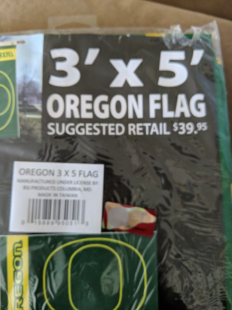 U Of O Flag Brand New 3'X5'