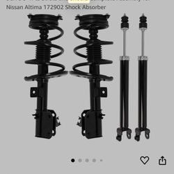 New~ Struts and Shocks Complete Assembly for Nissan Altima 172902 Shock Absorber