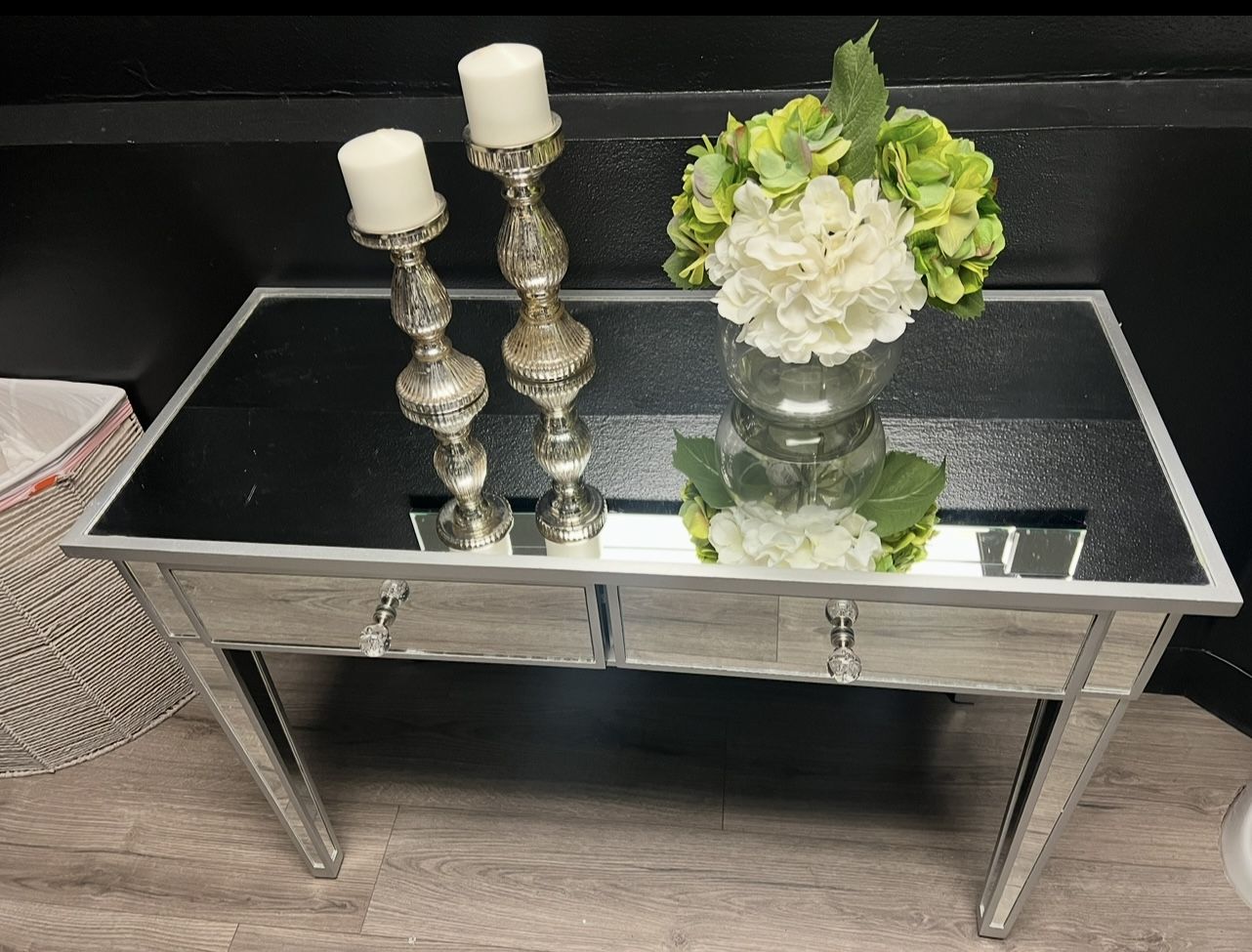 Glass Console/entry Table 