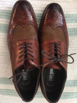 Leather Wingtip Dress Shoes 