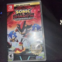 Shadow X Sonic Sealed And Brand New