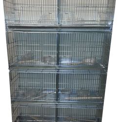 4 of No Rust Zinc 26” X 11” X 15”H Breeding Breeder Cages 