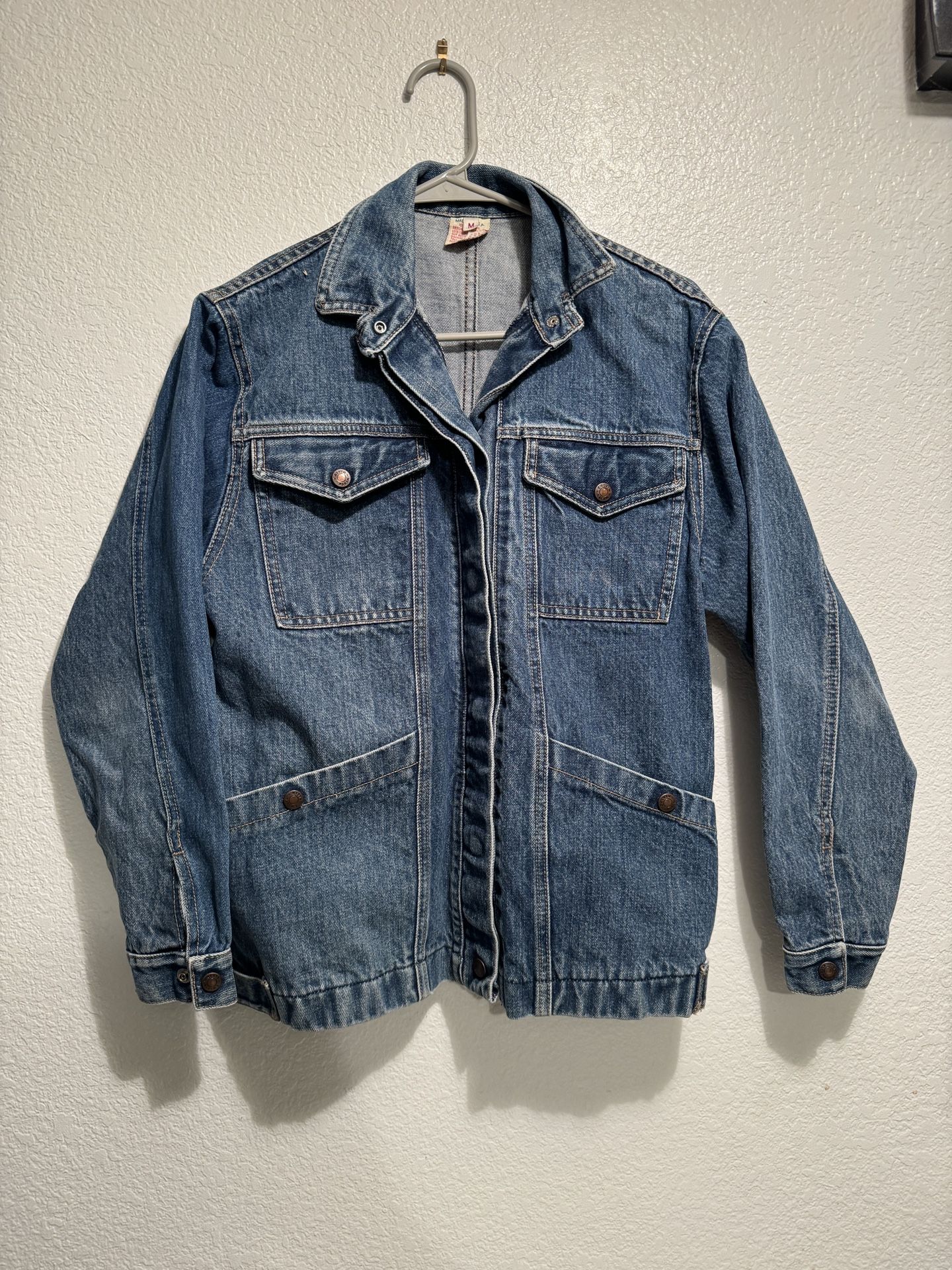 VTG 90s Calvin Klein Women’s Denim Jacket Size M Grunge