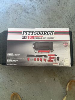 Pittsburgh 10 ton heavy duty hydraulic body repair kit