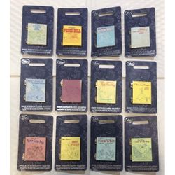 NEW Disney Store Storybook Classics Collection Complete 12-Pin Set Limited Edition Pin of the Month Disney Store Limited Edition LE 1000 Pins