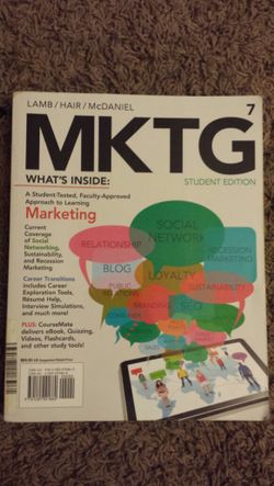 MKTG Marketing mtsac mt sac book Principles of marketing