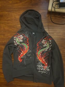 Ed hardy zip up