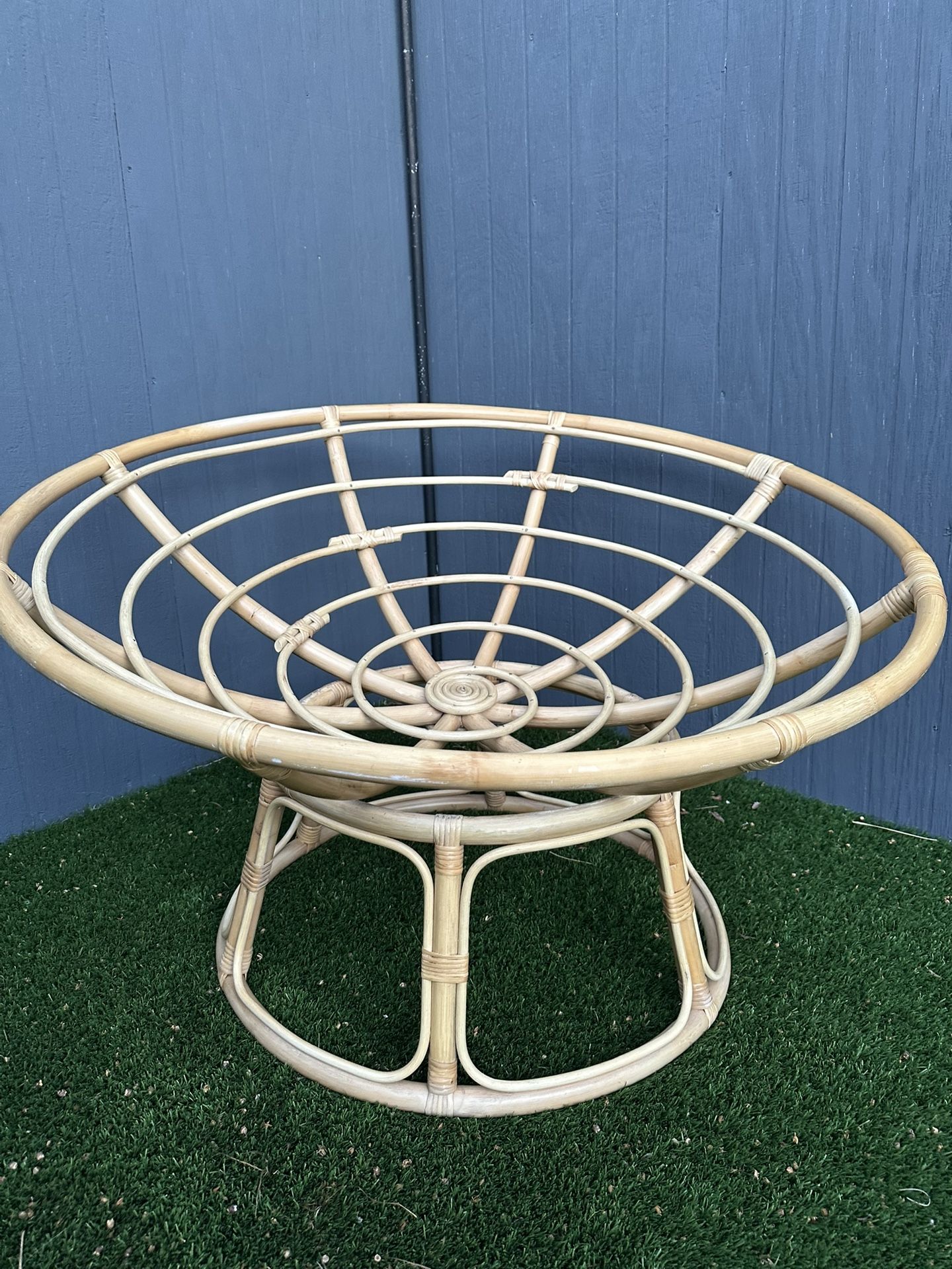 Rattan Papasan Chair Frame