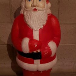Santa's Best Christmas, Santa Claus Lighted Blow Mold Santa Claus, Includes Light Cord, Indoor and Outdoor, Retired, Good Condition. 
