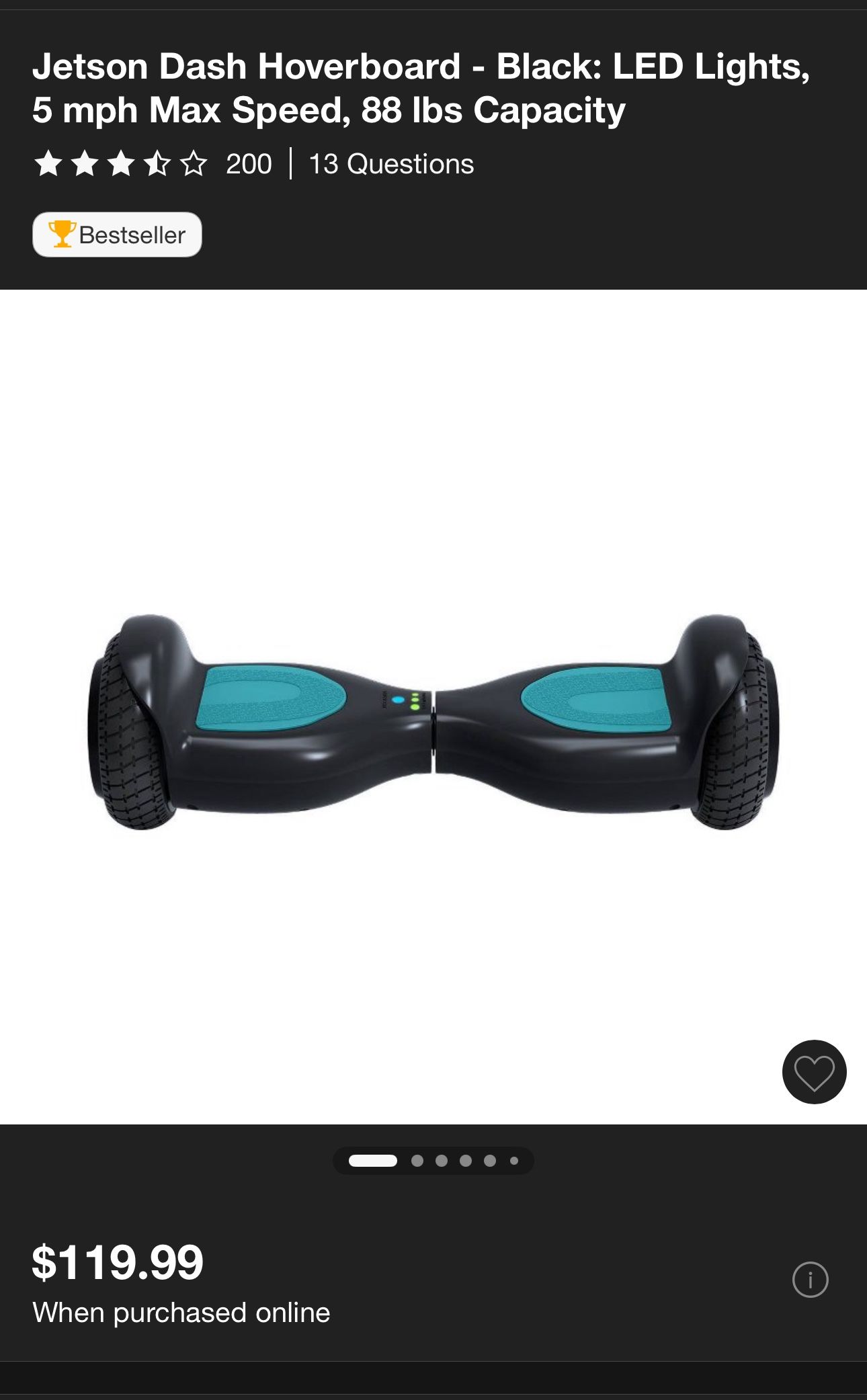 JETSON Dash Hoverboard 