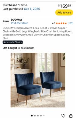 Blue chairs