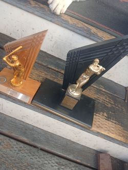 Old antique Baseball Trophies