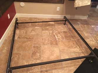 Queen metal bed frame