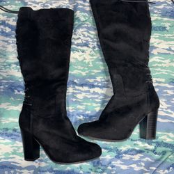 Black Suede Boots